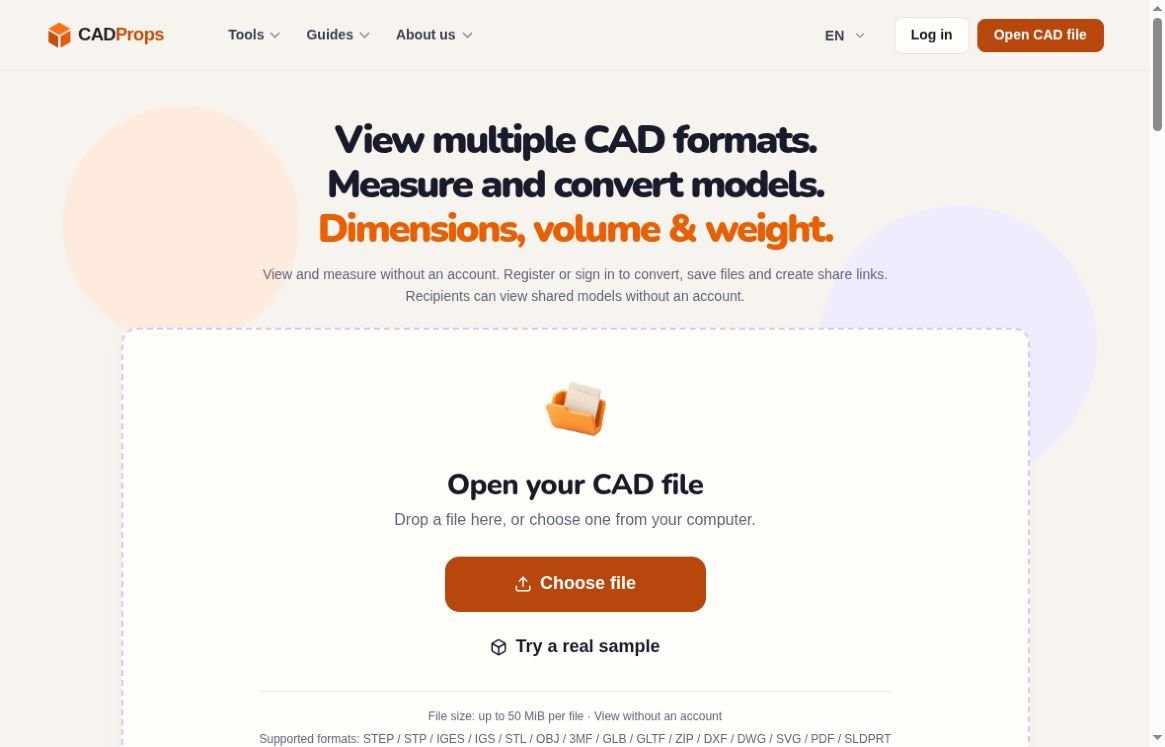 CADProps screenshot