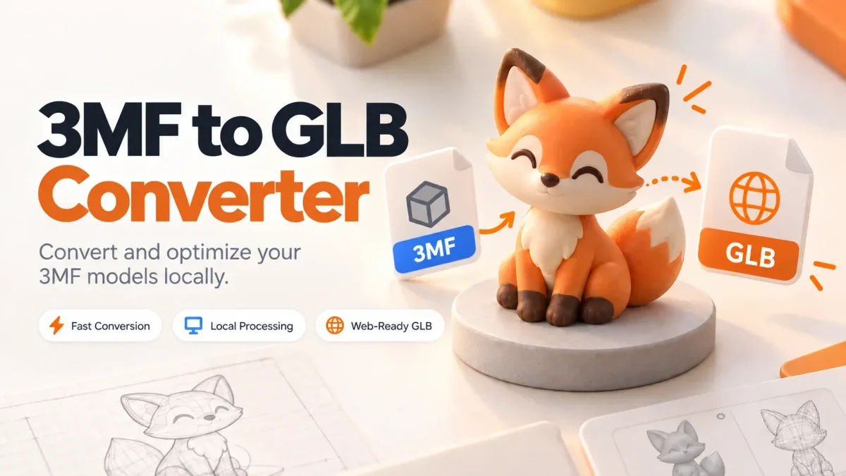 3MF to GLB Converter screenshot