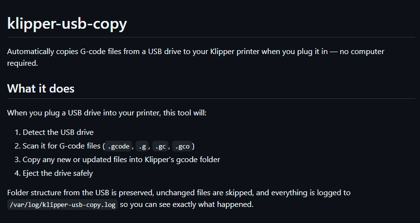 klipper-usb-copy screenshot