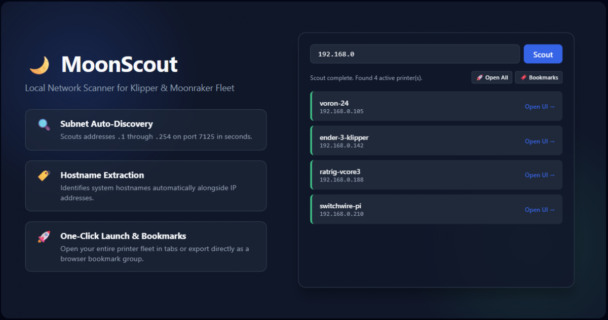 MoonScout screenshot