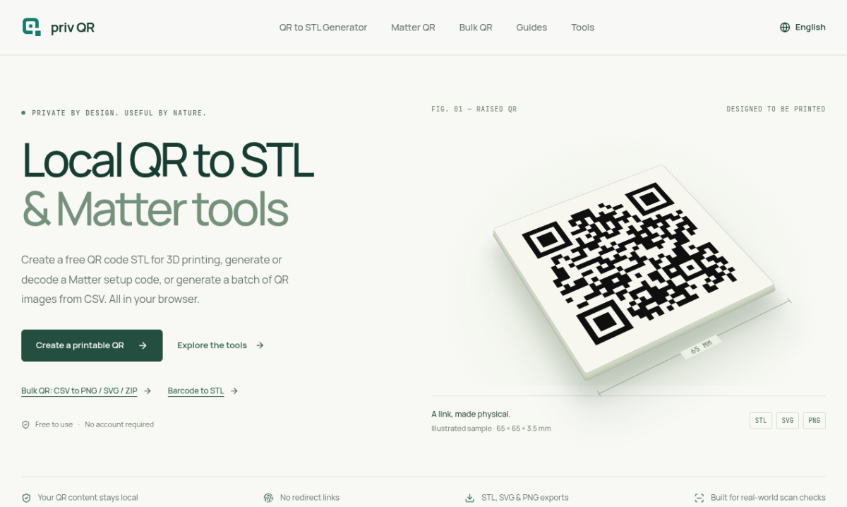 priv QR screenshot